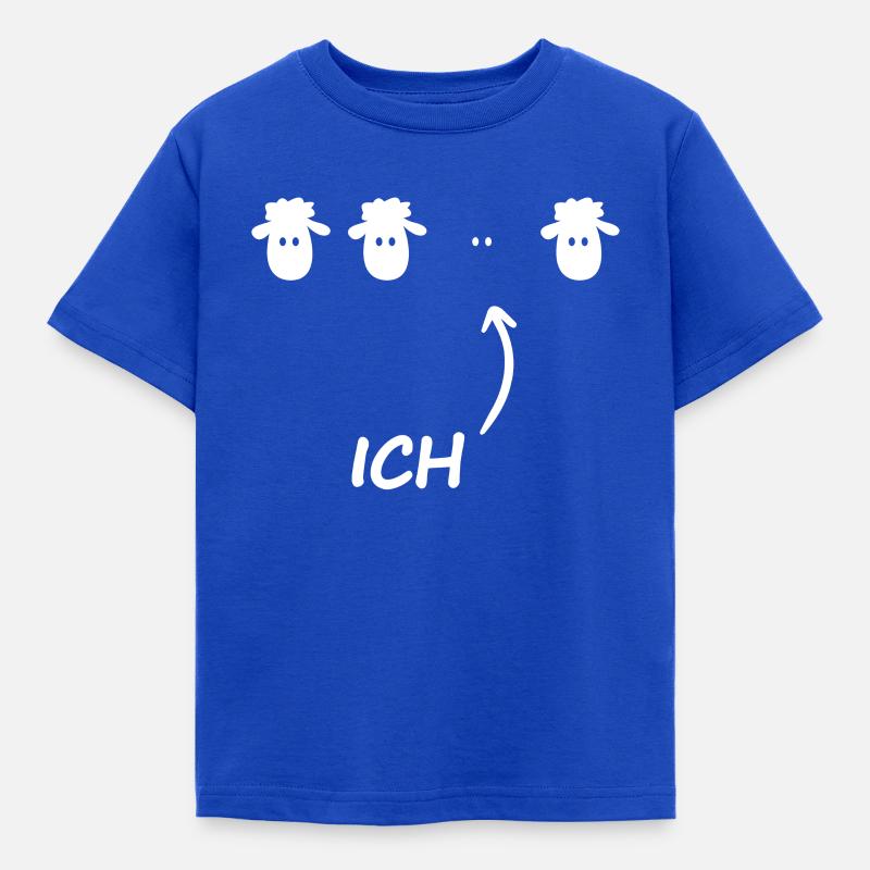 Ich Das Schwarze Schaf Sarkasmus Ironie Geschenk - Kinder T-Shirt - Royalblau