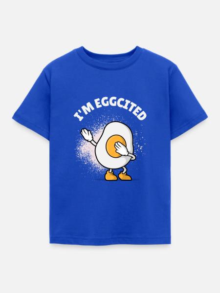 Cooles Spiegelei mit Swag - Kinder T-Shirt - Royalblau