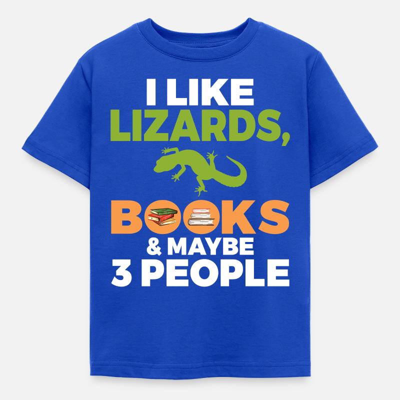 Lizard Lover Lizard Gift Lizard Owner - Kids' T-Shirt - royal blue