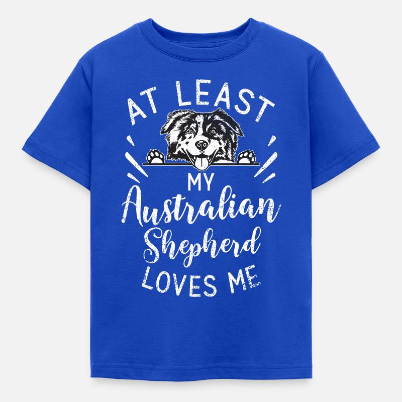 Australian Shepherd Geschenke - Kinder T-Shirt - Royalblau