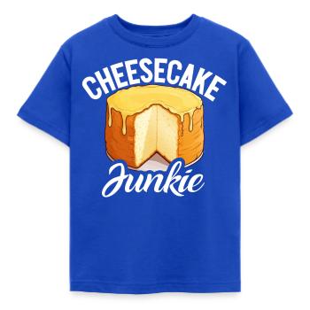 Cadeau de gâteau au fromage - T-shirt Enfant - bleu royal - Devant - AI Model Kid Female (0cm)