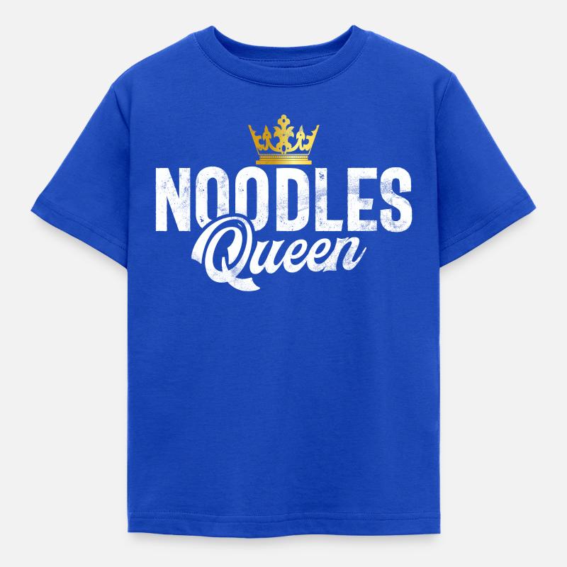 Noodle Lover Gifts - Kinder T-Shirt - Royalblau