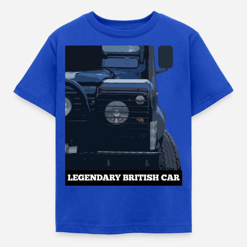 legendary british car - Kinder T-Shirt - Royalblau