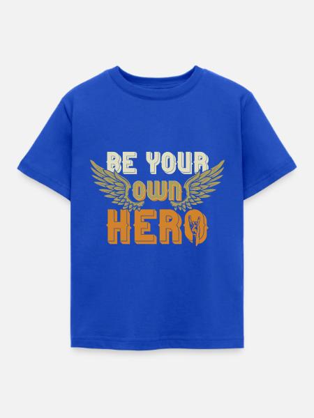 Hero - Kinder T-Shirt - Royalblau