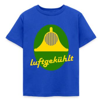 Deutz luftkekühlt - Kinder T-Shirt - Royalblau - Vorne - AI Model Kid Female (0cm)