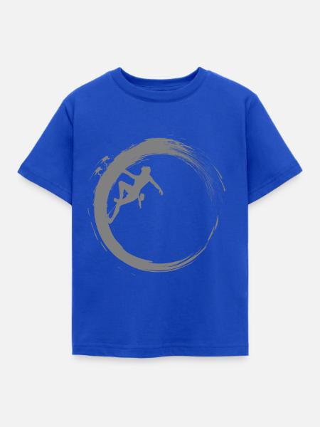 Bouldering - Kinder T-Shirt - Royalblau