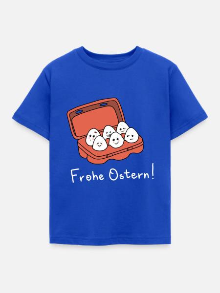 Frohe Ostern - Kinder T-Shirt - Royalblau
