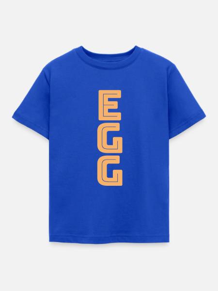 EGG - Kinder T-Shirt - Royalblau