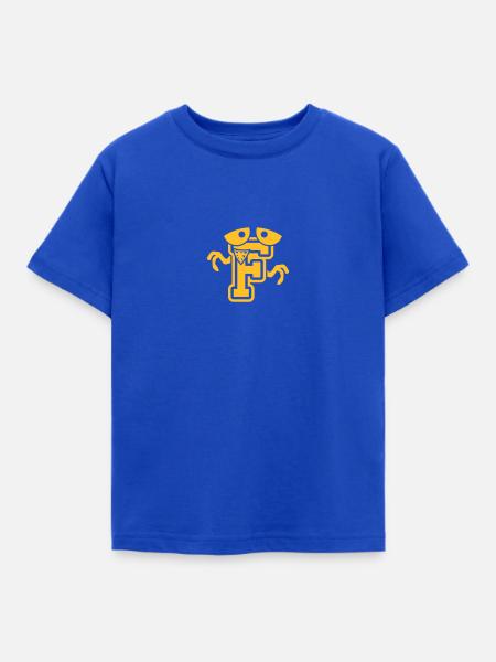 lustiger Monsterbuchstabe F - Kids' T-Shirt - royal blue