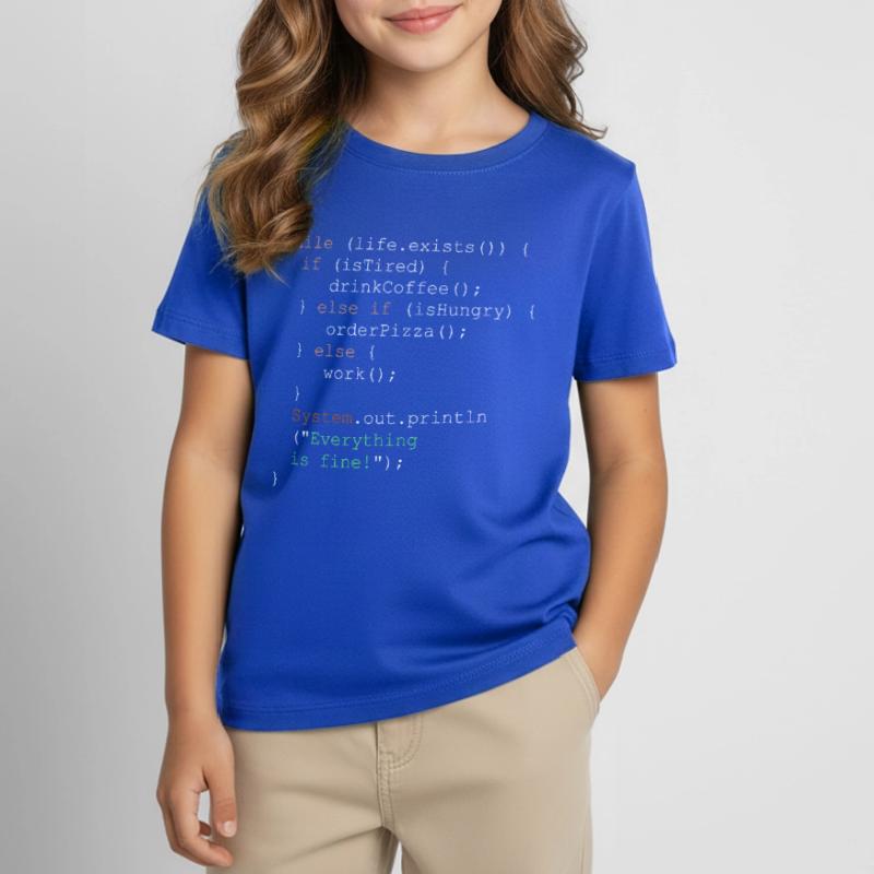 Programmation, programmeur et code de programme T-shirt Enfant