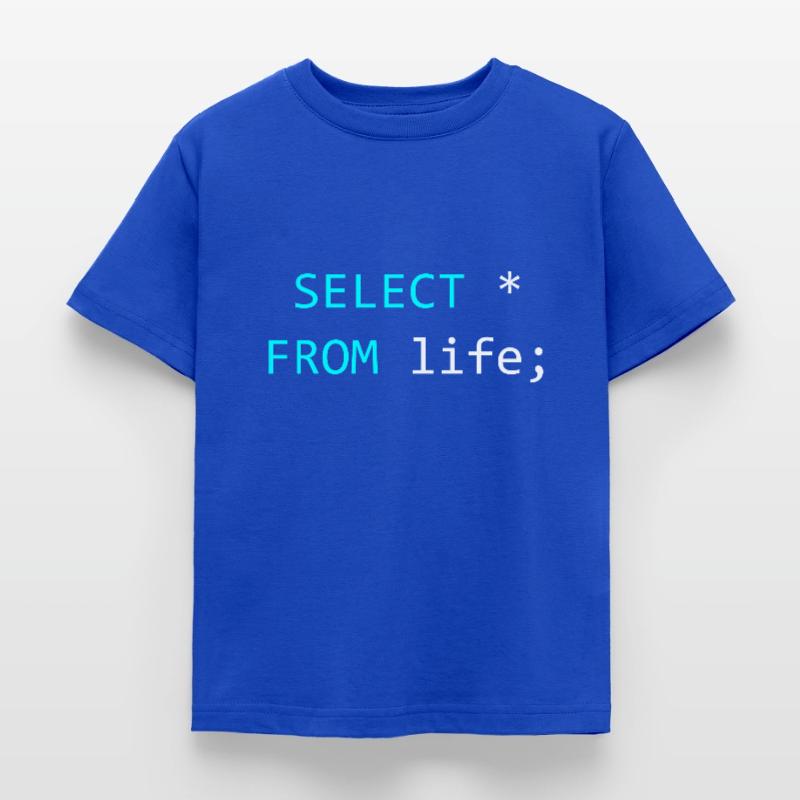 Geschenkidee für SQL-Coder Kinder T-Shirt