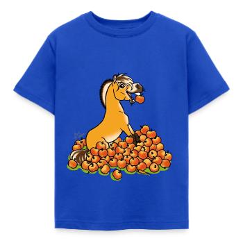 Fjord aux pommes! - T-shirt Enfant - bleu royal - Devant - AI Model Kid Female (0cm)