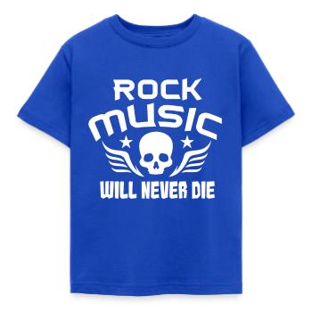 Rock music - Kids' T-Shirt - royal blue - Front - AI Model Kid Female (0cm)