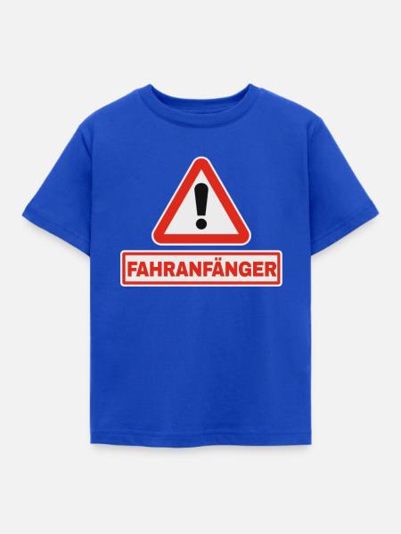 Fahranfänger Führerschein Fahrschüler Fahrschule G - Kinder T-Shirt - Royalblau