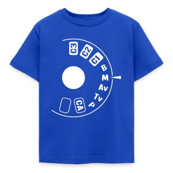 Photographe, appareil photo, photographie - T-shirt Enfant - bleu royal - Devant - AI Model Kid Female (0cm)