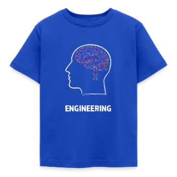 Ingénieur intelligent - T-shirt Enfant - bleu royal - Devant - AI Model Kid Female (0cm)