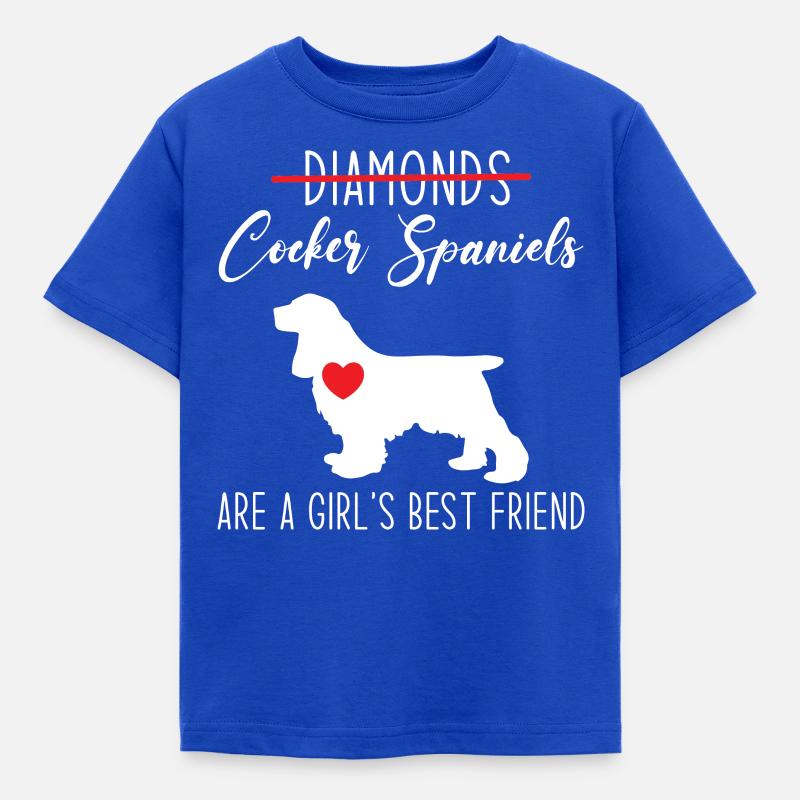 Cocker Spaniel - Kids' T-Shirt - royal blue