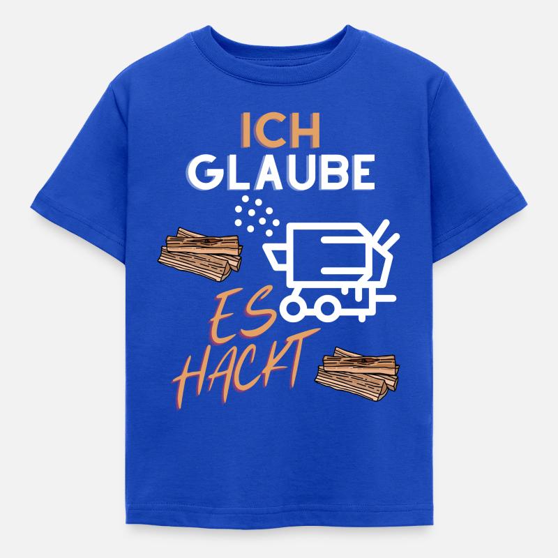 Ich glaube es hackt - Kinder T-Shirt - Royalblau