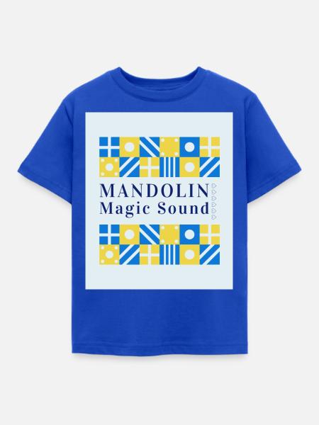 Mandolin Magic Sound - Kinder T-Shirt - Royalblau