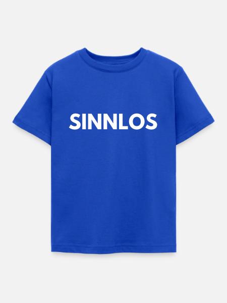sinnlos - Kinder T-Shirt - Royalblau