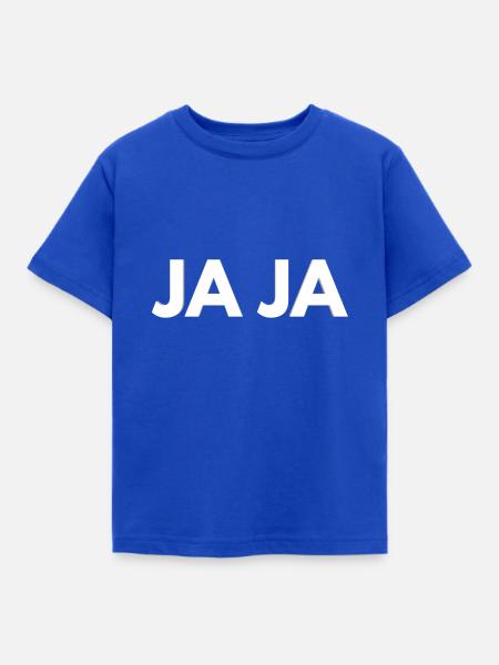 jaja ja ja - Kinder T-Shirt - Royalblau