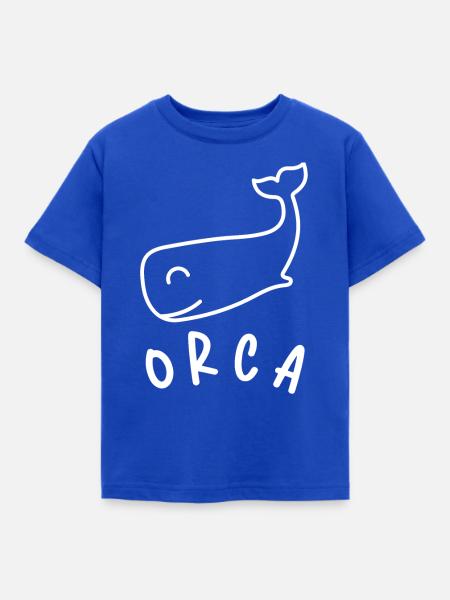 Wir lieben Killer Whale - Kinder T-Shirt - Royalblau