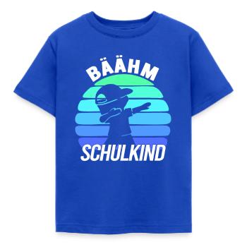 Bäähm Schulkind Schuljunge Erstklässler - Kinder T-Shirt - Royalblau - Vorne - AI Model Kid Female (0cm)