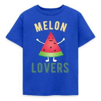Melonen Liebhaber - Kinder T-Shirt - Royalblau - Vorne - AI Model Kid Female (0cm)