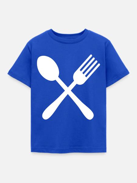 Nimmersatt Geschenk - Kinder T-Shirt - Royalblau