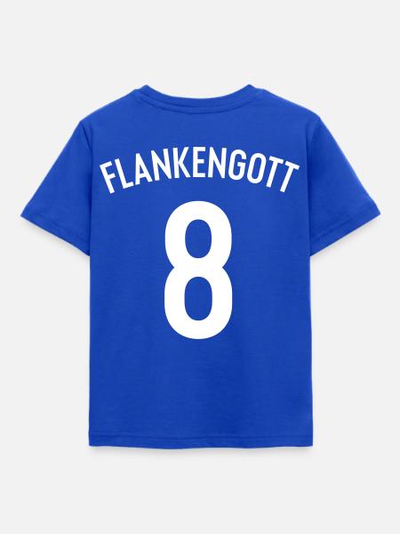Trikot – Flankengott - Kinder T-Shirt - Royalblau