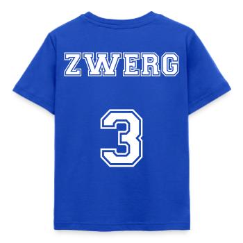  Zwerg 3 - Kinder T-Shirt - Royalblau - Hinten - AI Model Kid Female (0cm)