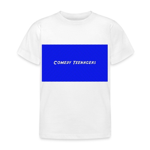 Dark Blue Comedy Teenagers T Shirt - T-shirt barn