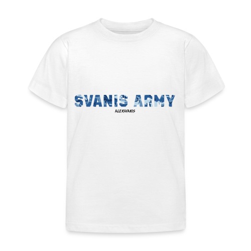 SVANIS ARMY (ALEXSVANIS SVART TEXT) - T-shirt barn