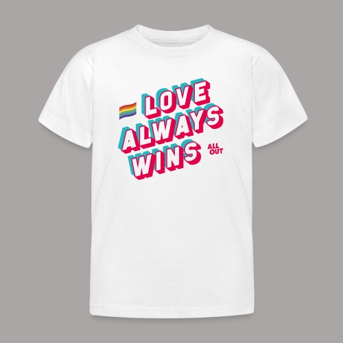 Love Always Wins - Kids' T-Shirt