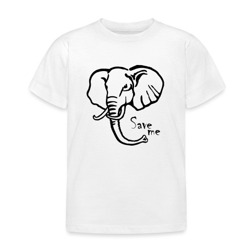 Afrika-Elefant I Save me - Kinder T-Shirt