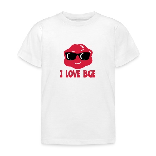 Et ægte blikfang - jeg elsker BGE - Børne-T-shirt
