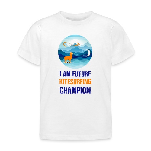 Future kitesurfing champion 1 - Kids' T-Shirt