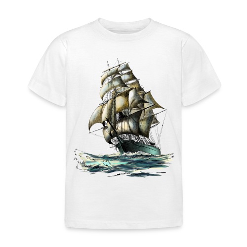 Segelschiff - Kinder T-Shirt