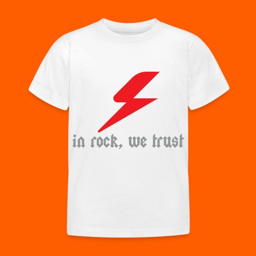 In rock, we trust - T-shirt Enfant