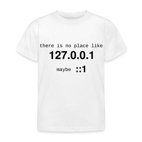 127-0-0-1-::1 - T-shirt Enfant