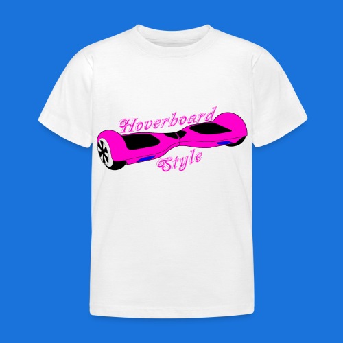 Hoverboard pink-schwarz - Kinder T-Shirt