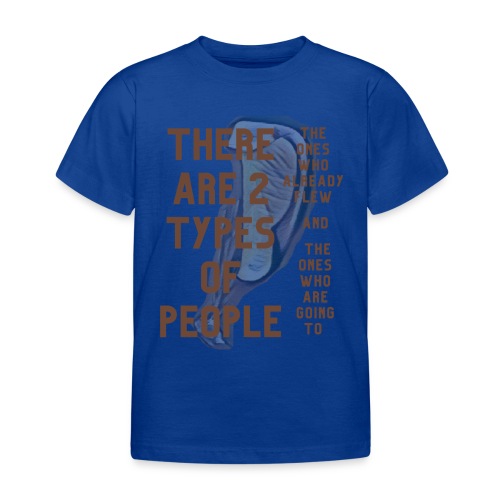 There are two types of people. Flying for everyone - Kids' T-Shirt