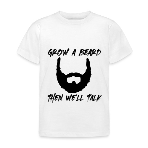 crescere una barba uomo alfa arte barba uomo - Maglietta per bambini