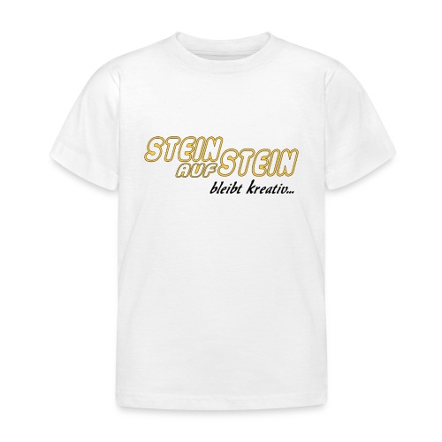 Stein auf Stein Logo - Kinder T-Shirt