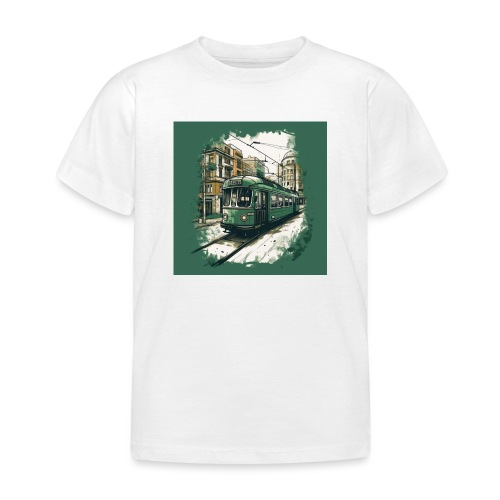 Fictieve Groene Tram#3 - Kinderen T-shirt