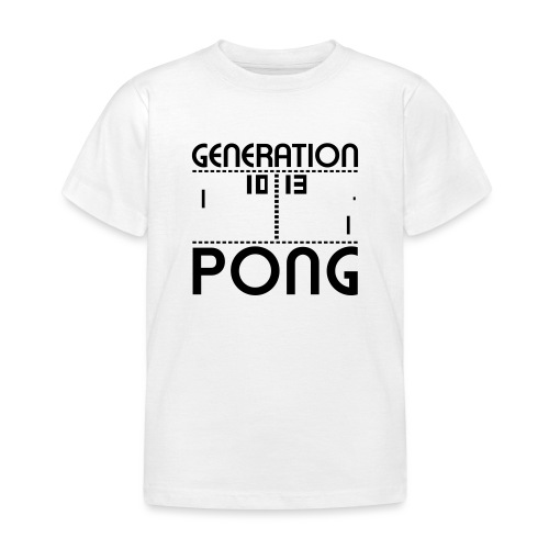 Generation PONG - Kinder T-Shirt