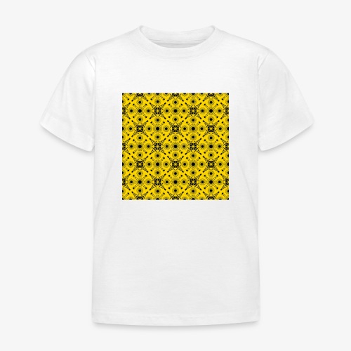 Design motifs jaune et noir - T-shirt Enfant