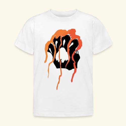 Fiery tiger paw - T-shirt barn