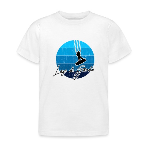 Kitesurfer, Kiten, Kitesurfing am Gardasee/Italien - Kinder T-Shirt