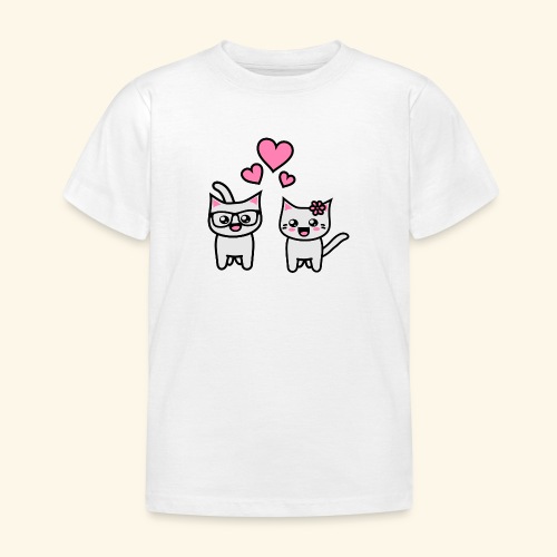 Kawaii Kittehs Valentines - Kinder T-Shirt